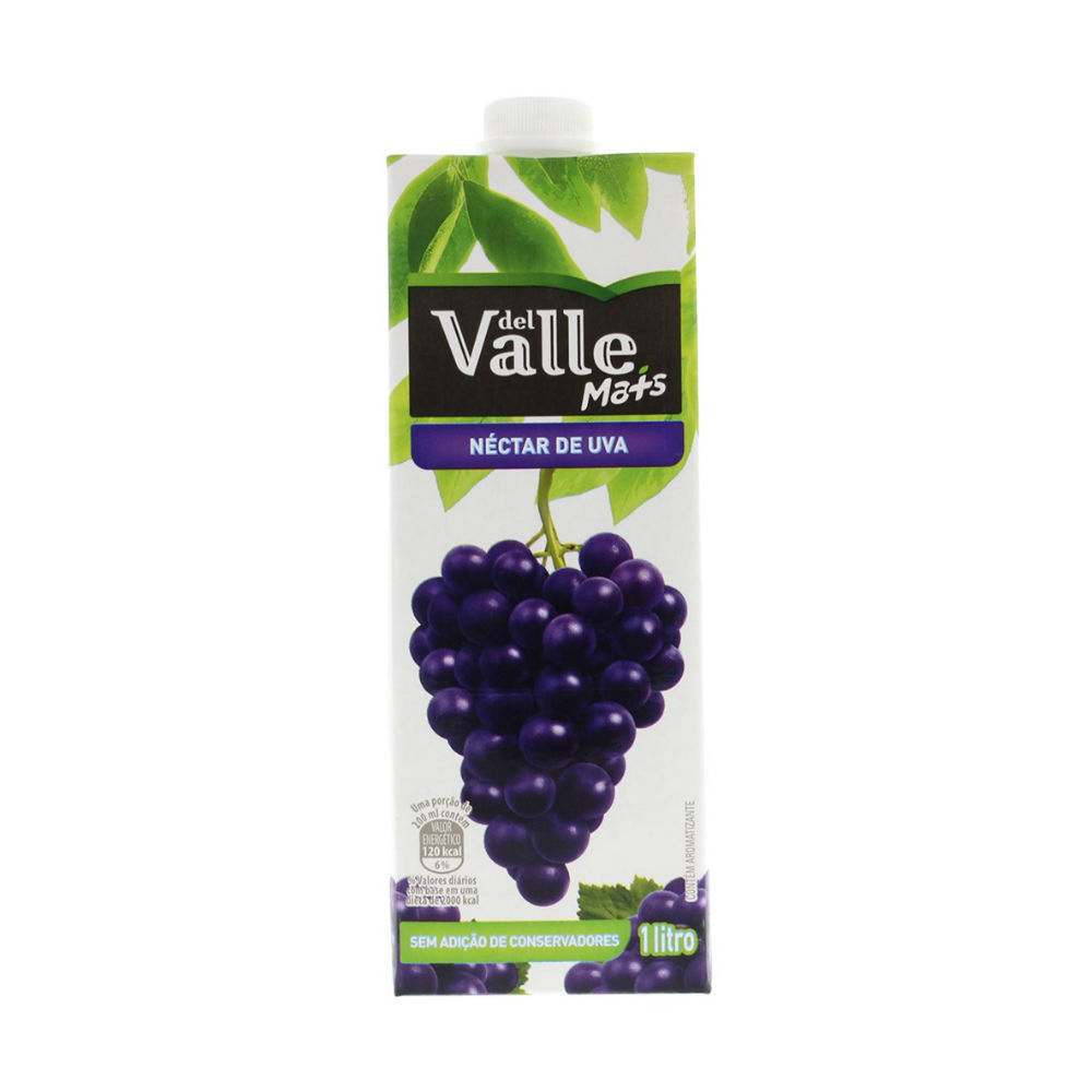 Suco de 1 litro Dell Vale de Uva
